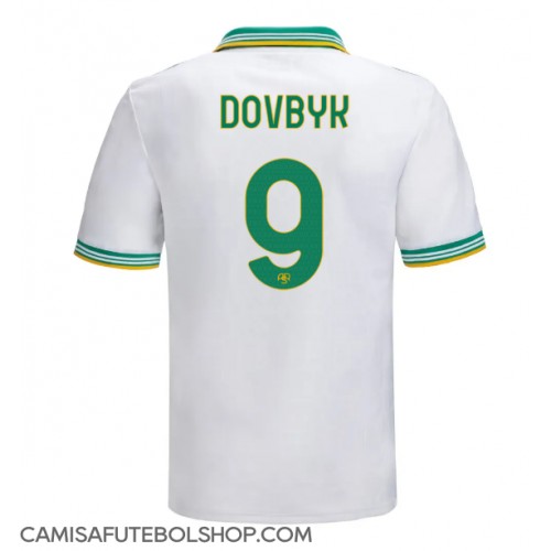 Camisa de time de futebol AS Roma Artem Dovbyk #9 Replicas 3º Equipamento 2025-26 Manga Curta